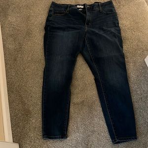 Ava & Viv denim skinny jeans sz 16w